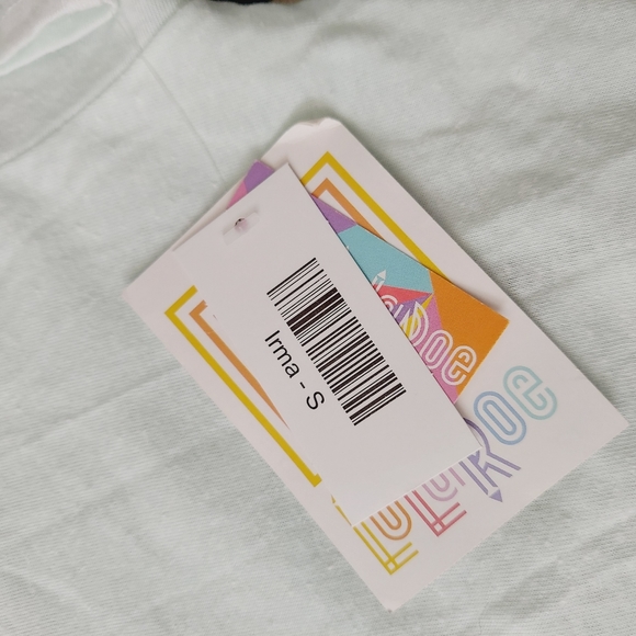 NWT LulaRoe Irma Mint Tunic Top Short Sleeve S - Picture 5 of 7